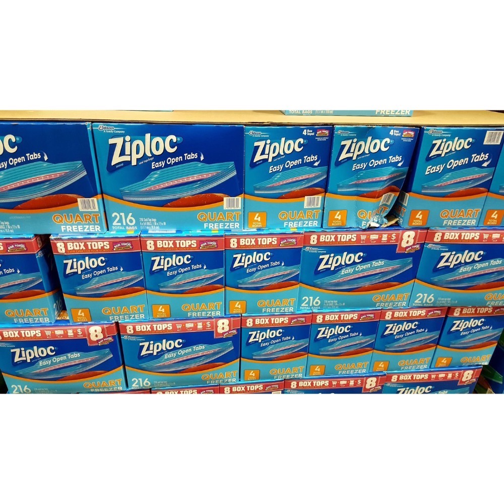 🎉現貨特價！Ziploc密保諾 雙層夾鏈冷凍保鮮袋-小216入(54入*4盒)-吉兒好市多COSTCO代購-細節圖4