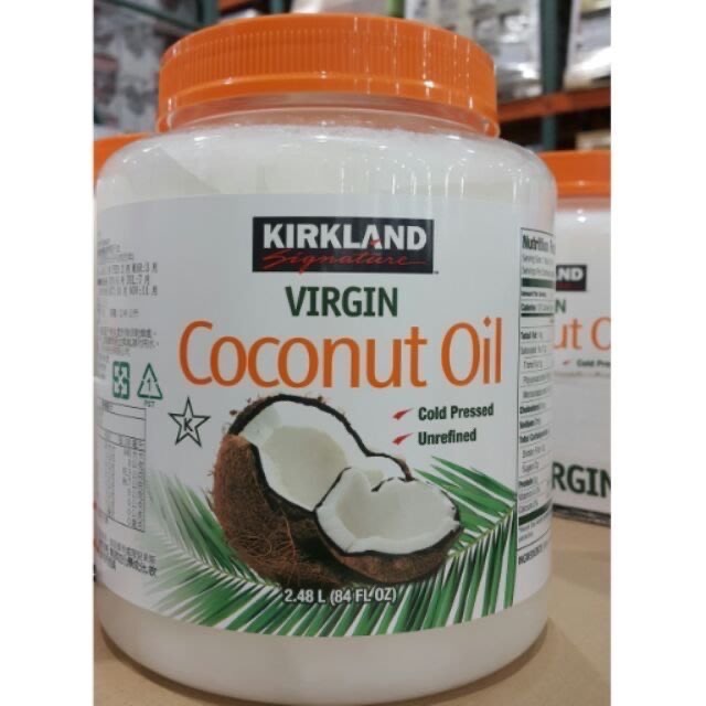 Kirkland科克蘭 冷壓初榨椰子油 2381公克-吉兒好市多COSTCO代購-細節圖2