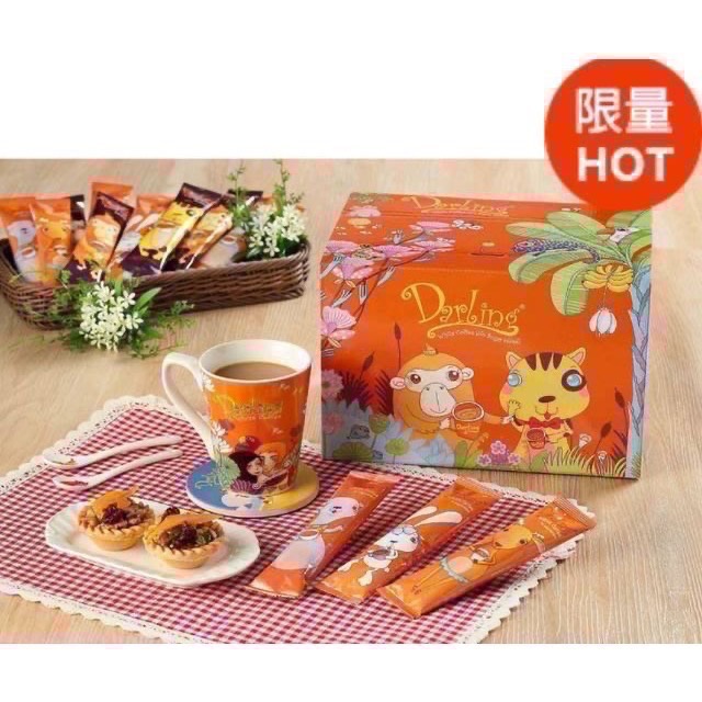 DARLING親愛的 二合一白咖啡 隨手包30公克X80包入-吉兒好市多COSTCO代購-細節圖3
