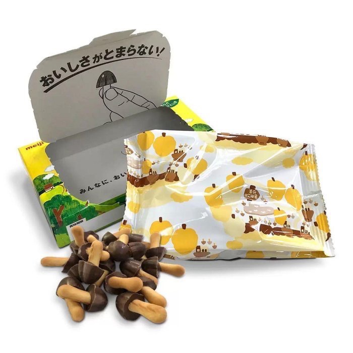 🎉現貨特價！MEIJI明治香菇造型巧克力餅乾 74Gx6包 -吉兒好市多COSTCO代購-細節圖3