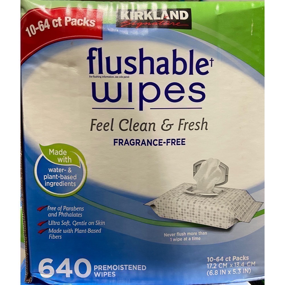 Kirkland Signature科克蘭濕式衛生紙64張X10包(共640張)-吉兒好市多-細節圖8