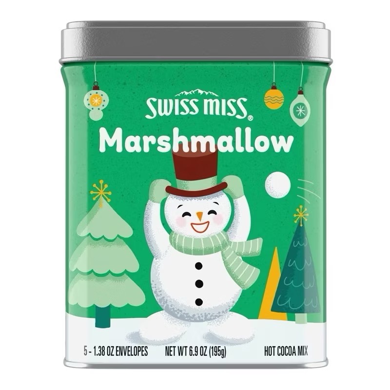 🎉現貨特價！SWISS MISS 聖誕節可可粉禮盒組4罐入(含4口味，共780公克)-吉兒好市多COSTCO代購-細節圖5