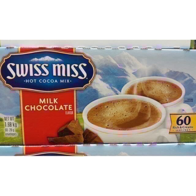 🎉限時特價！SWISS MISS 牛奶巧克力即溶可可粉 28公克×60入-吉兒好市多COSTCO代購-細節圖2