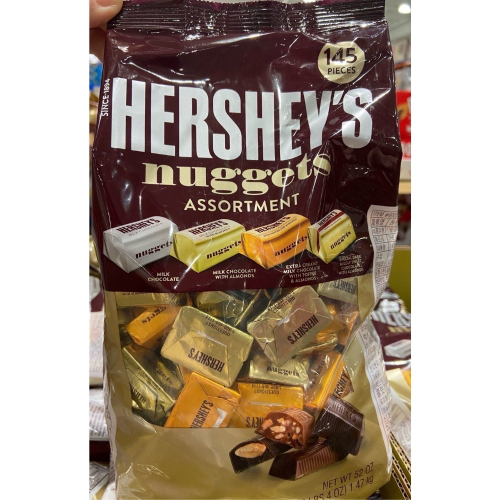 HERSHEY’S Hershey＇s Nuggets好時綜合巧克力-4種口味 1.47公斤-吉兒好市多COSTCO代購