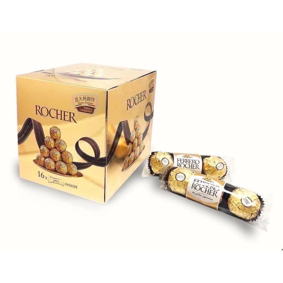 FERRERO費列羅金莎巧克力 3顆*16入-吉兒好市多COSTCO代購-細節圖2