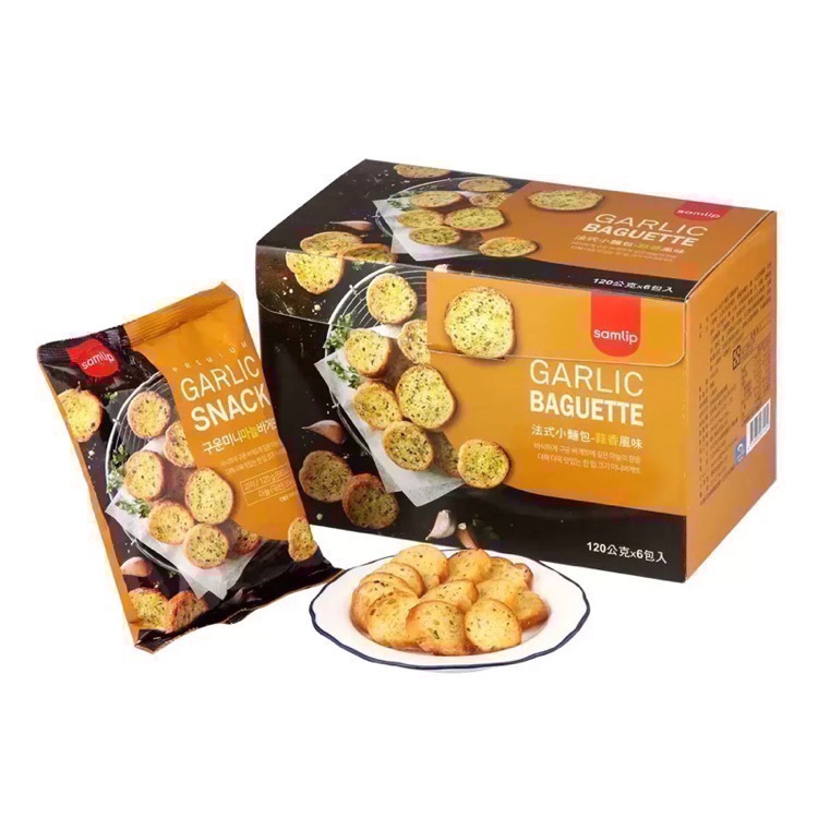 SAMLIP 法式小麵包(蒜香風味) 120公克X6包入-吉兒好市多COSTCO代購-細節圖5