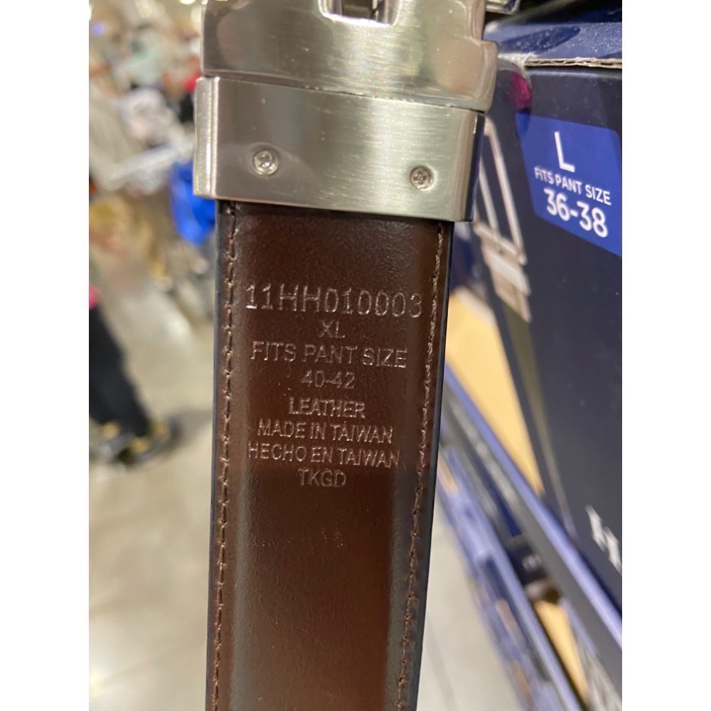 🎉現貨特價！HAGGAR 男雙面皮帶 雙面穿男皮帶 尺寸M/L/XL-吉兒好市多COSTCO代購-細節圖5