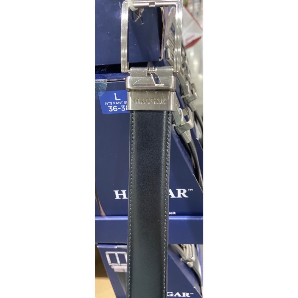 🎉現貨特價！HAGGAR 男雙面皮帶 雙面穿男皮帶 尺寸M/L/XL-吉兒好市多COSTCO代購-細節圖6