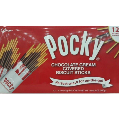 GLICO固力果(格力高)Pocky巧克力棒 40公克X12包入-吉兒好市多COSTCO代購
