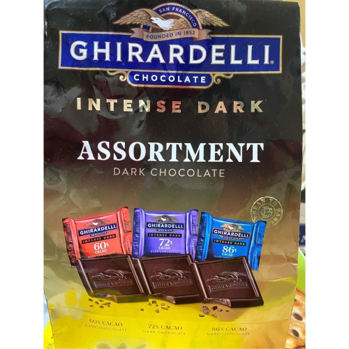 GHIRARDELLI 黑巧克力綜合包 543.1克-吉兒好市多COSTCO代購