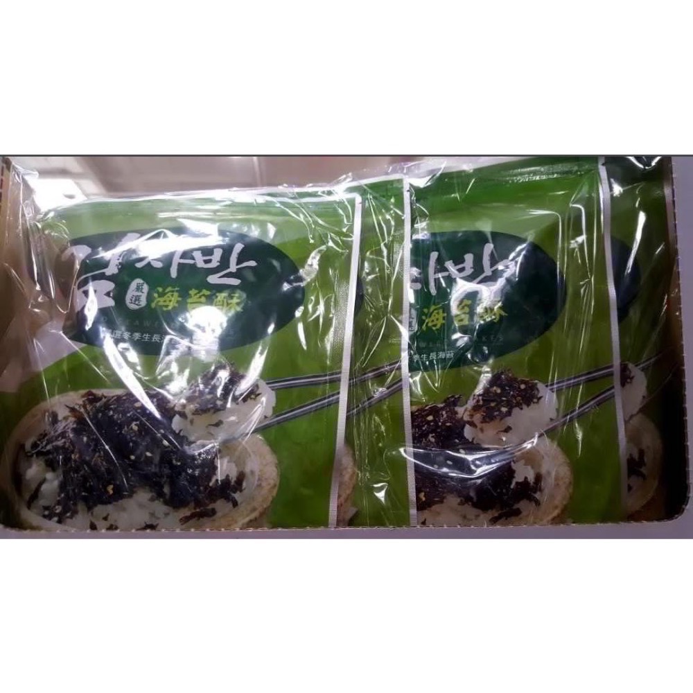 韓味不二海苔酥 80公克X4袋-吉兒好市多COSTCO代購-細節圖2