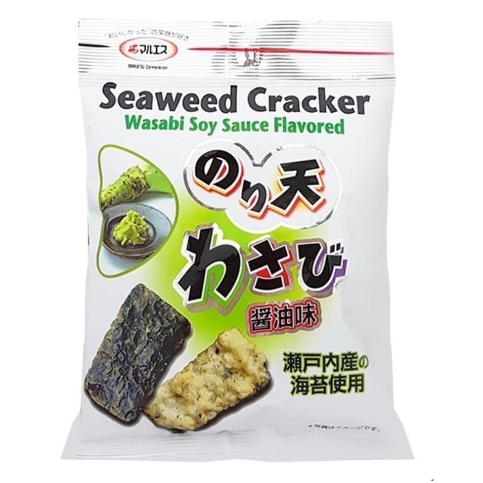 🎉現貨特價！MARUESU 芥末醬油海苔天婦羅 每包24公克 共10包入-吉兒好市多COSTCO代購-細節圖2