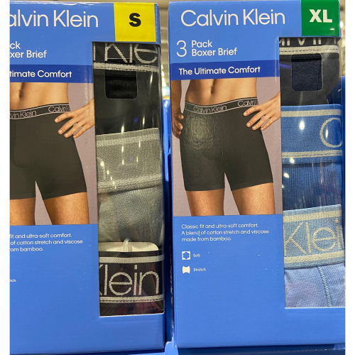 CALVIN KLEIN 凱文克萊男竹纖維內褲三入組 美國尺寸S~XL-吉兒好市多COSTCO代購
