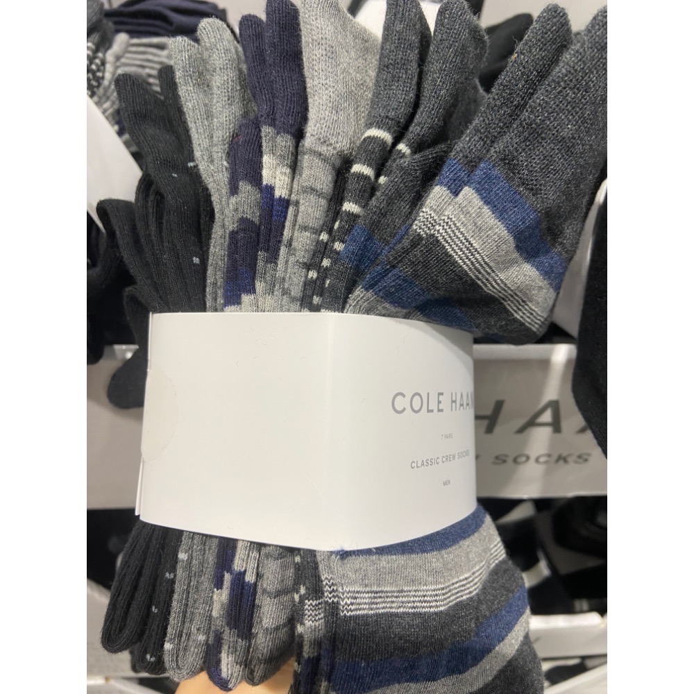 🎉現貨特價！COLE HAAN 男襪七入組 單一尺寸-吉兒好市多COSTCO代購-細節圖3