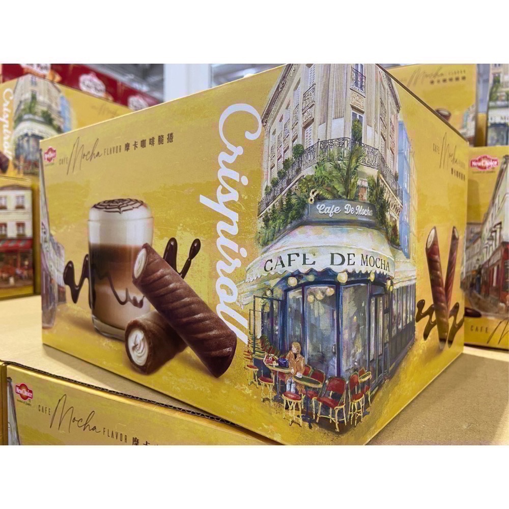 🎉現貨特價！NEW CHOICE 摩卡咖啡脆捲 3包入共1公斤 #67643-吉兒好市多COSTCO代購-細節圖2