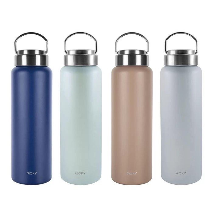 WOKY 沃廚輕芯鈦瓷保溫保冷瓶兩件組 單個容量約800毫升-吉兒好市多COSTCO代購-細節圖2