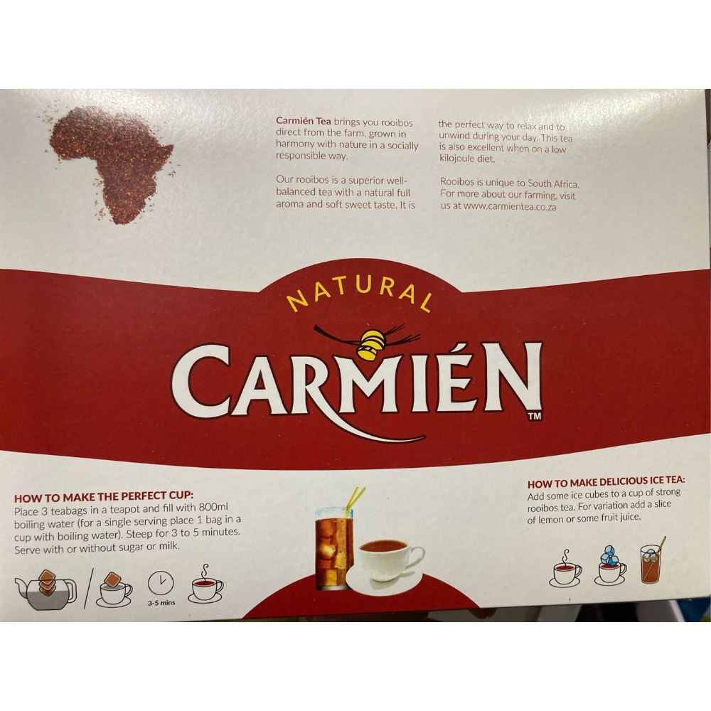 🎉限時特價！CARMIEN 南非博士茶 南非國寶茶 每包2.5公克X160包入-吉兒好市多COSTCO代購-細節圖2