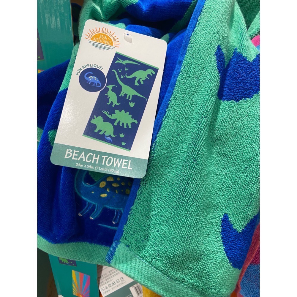 🎉現貨特價！SUN SATIONAL 純棉海灘巾 尺寸:71X147公分-吉兒好市多COSTCO代購-規格圖10