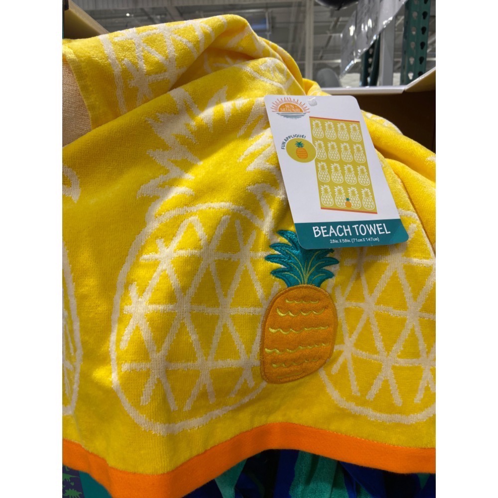 🎉現貨特價！SUN SATIONAL 純棉海灘巾 尺寸:71X147公分-吉兒好市多COSTCO代購-規格圖10