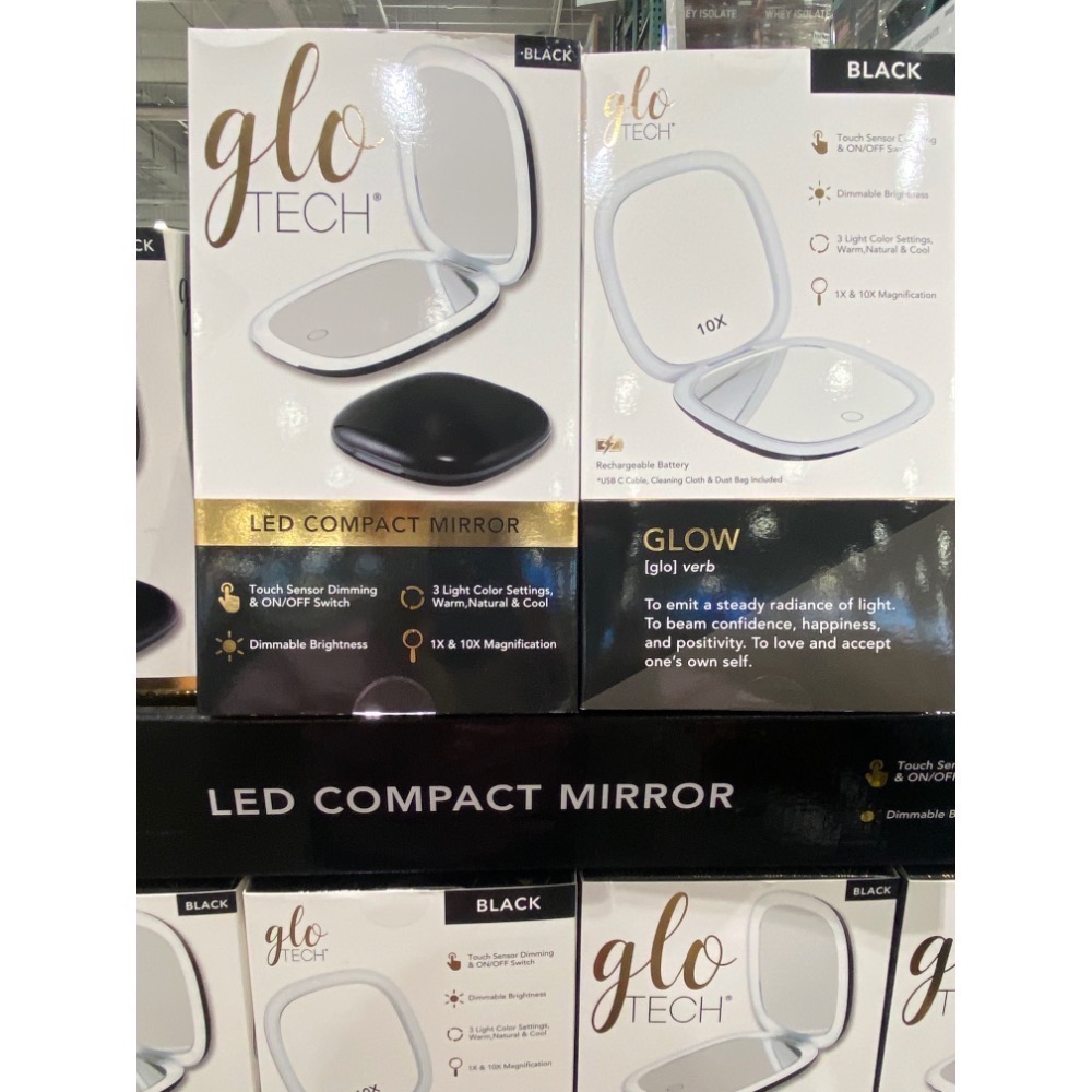 🎉現貨特價！GLO LED充電式化妝鏡-吉兒好市多COSTCO代購-細節圖2