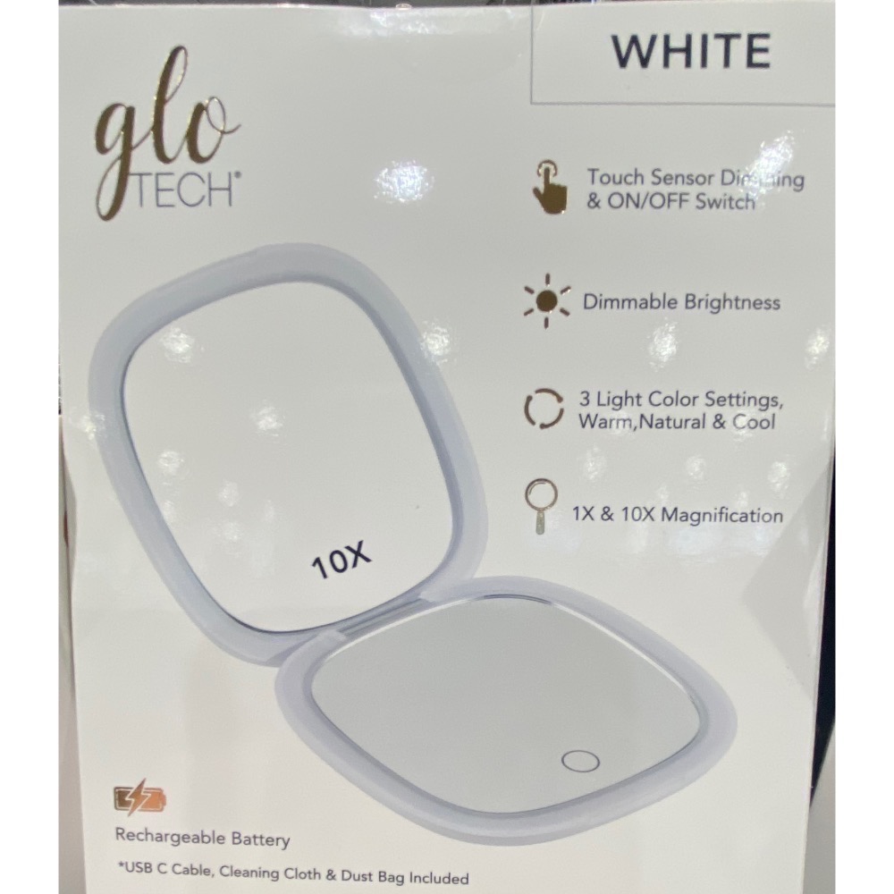 🎉現貨特價！GLO LED充電式化妝鏡-吉兒好市多COSTCO代購-細節圖6