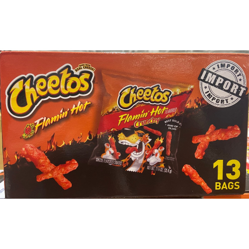 CHEETOS 奇多香辣起司分享箱 13包/共460公克-吉兒好市多COSTCO代購