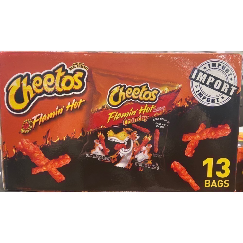 🎉現貨特價！CHEETOS 奇多香辣起司分享箱 13包/共460公克-吉兒好市多COSTCO代購-細節圖2