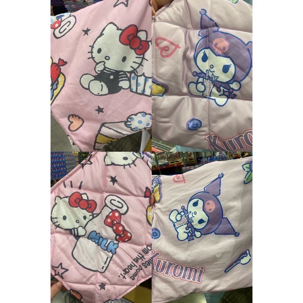 🎉現貨特價！卡通兒童睡袋三件組(涼被、睡墊、枕頭各一)酷洛米/Kitty/大耳狗/史迪奇-吉兒好市多COSTCO代購-細節圖3