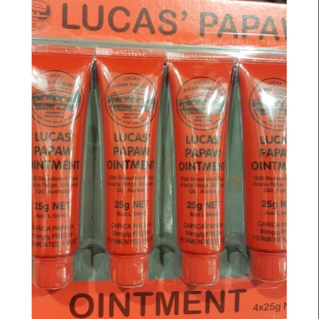 LUCAS＇ 澳洲木瓜霜 25公克X4入-吉兒好市多COSTCO代購-細節圖2