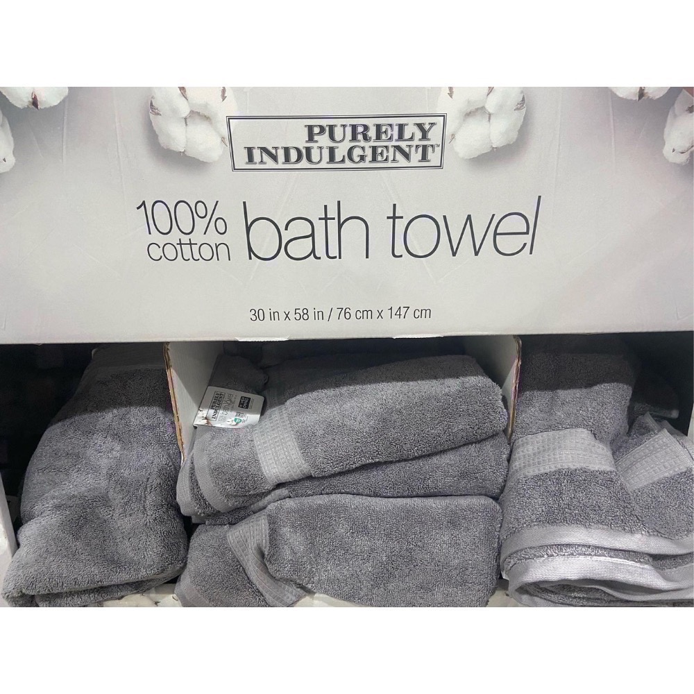🎉現貨特價！PURELY INDULGENT 印度純棉浴巾/加大浴巾-吉兒好市多COSTCO代購-細節圖4