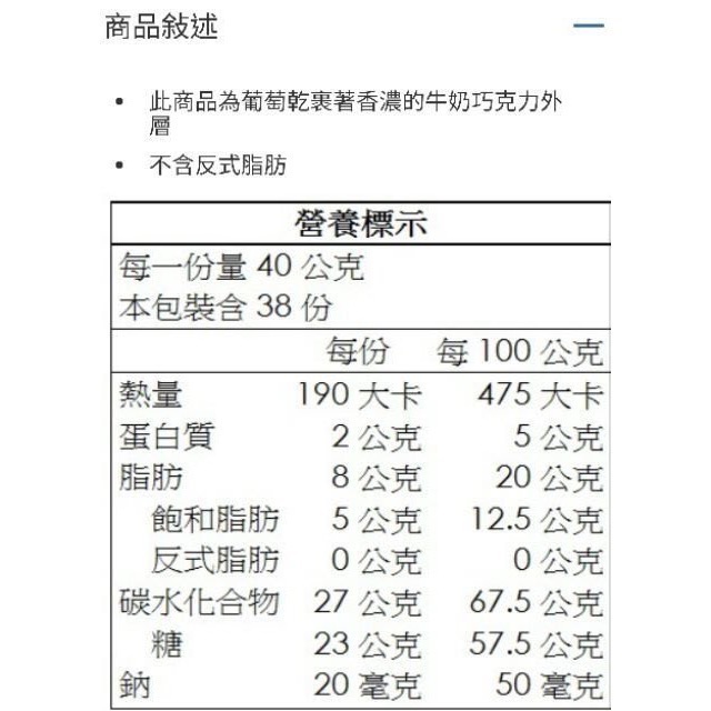 KIRKLAND科克蘭葡萄乾巧克力 1.53公斤-吉兒好市多COSTCO代購-細節圖3
