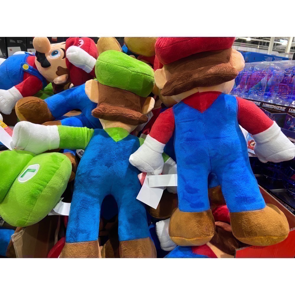 20吋瑪利歐/路易吉絨毛玩偶-吉兒好市多COSTCO代購-細節圖5