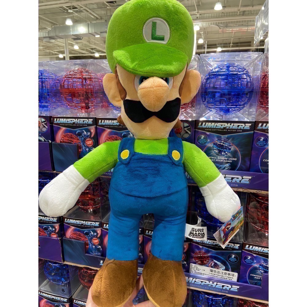 20吋瑪利歐/路易吉絨毛玩偶-吉兒好市多COSTCO代購-細節圖8