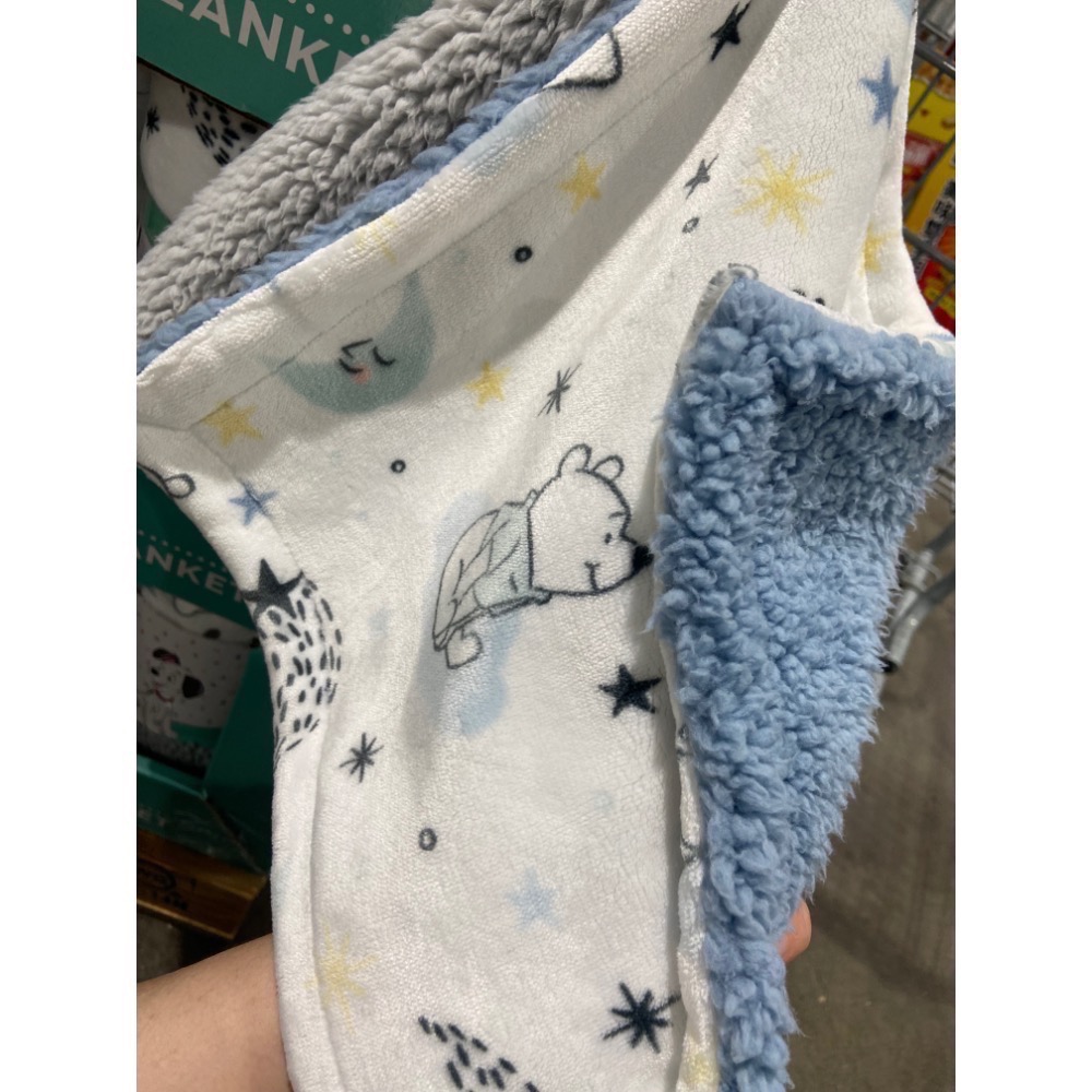 DISNEY 迪士尼經典卡通幼兒舒適毯 尺寸:88X114公分 360/300GSM-吉兒好市多COSTCO代購-細節圖3