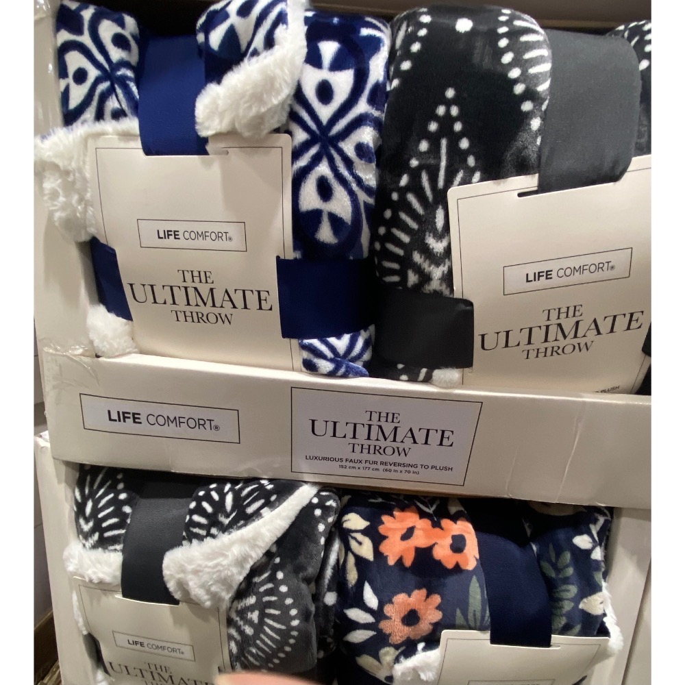 Life Comfort厚絨保暖隨意毯 152x177公 320/330GSM-吉兒好市多COSTCO代-細節圖4