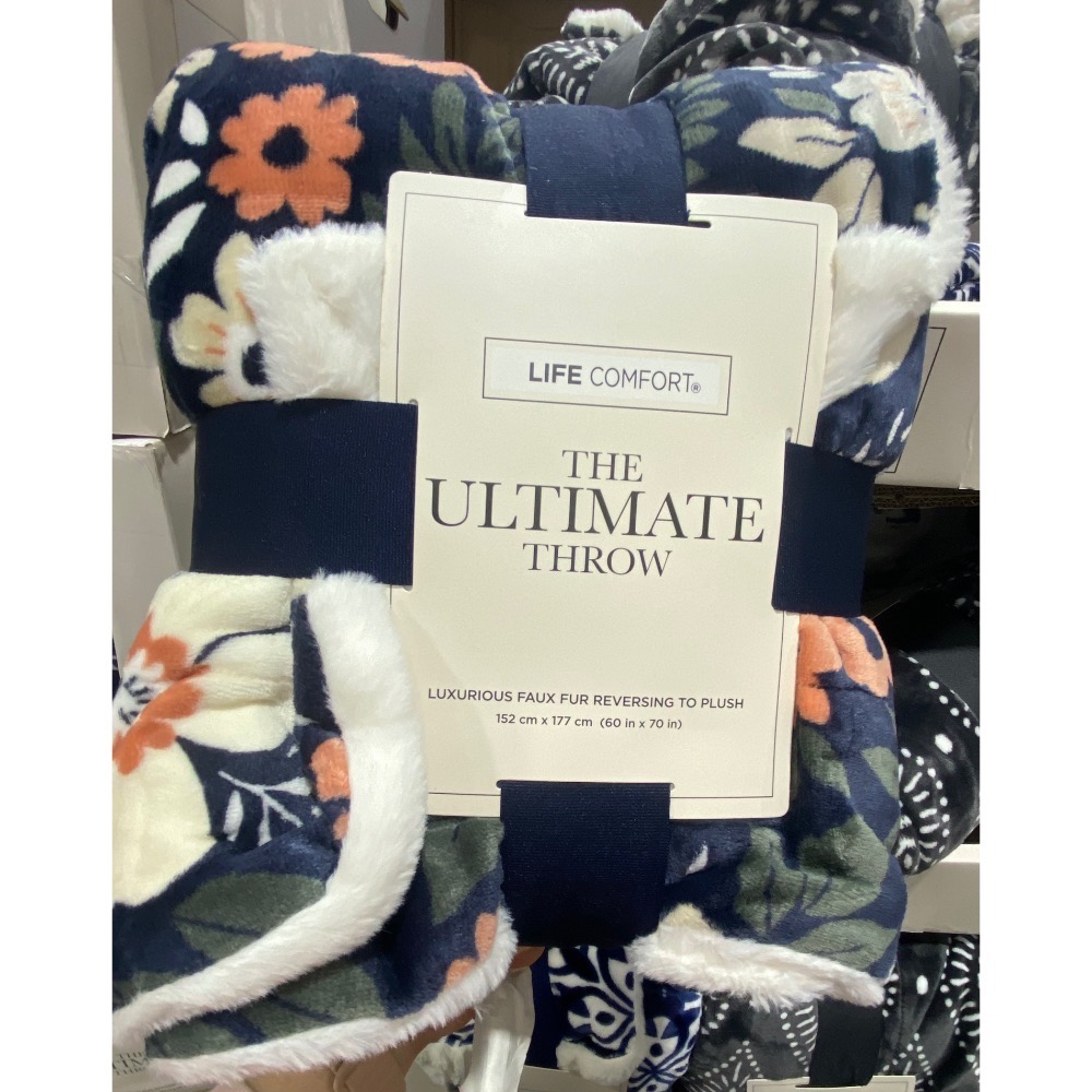 Life Comfort厚絨保暖隨意毯 152x177公 320/330GSM-吉兒好市多COSTCO代-細節圖5