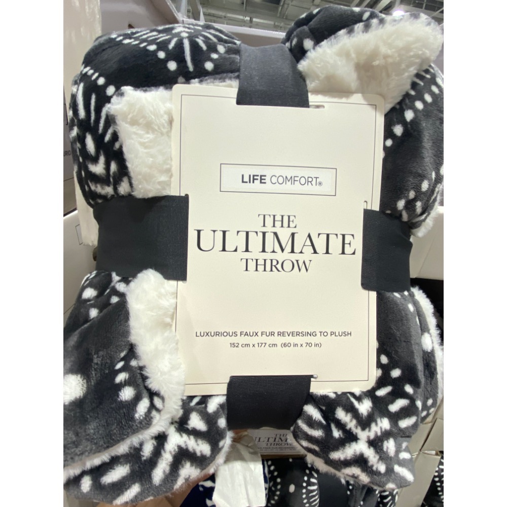 Life Comfort厚絨保暖隨意毯 152x177公 320/330GSM-吉兒好市多COSTCO代-細節圖6