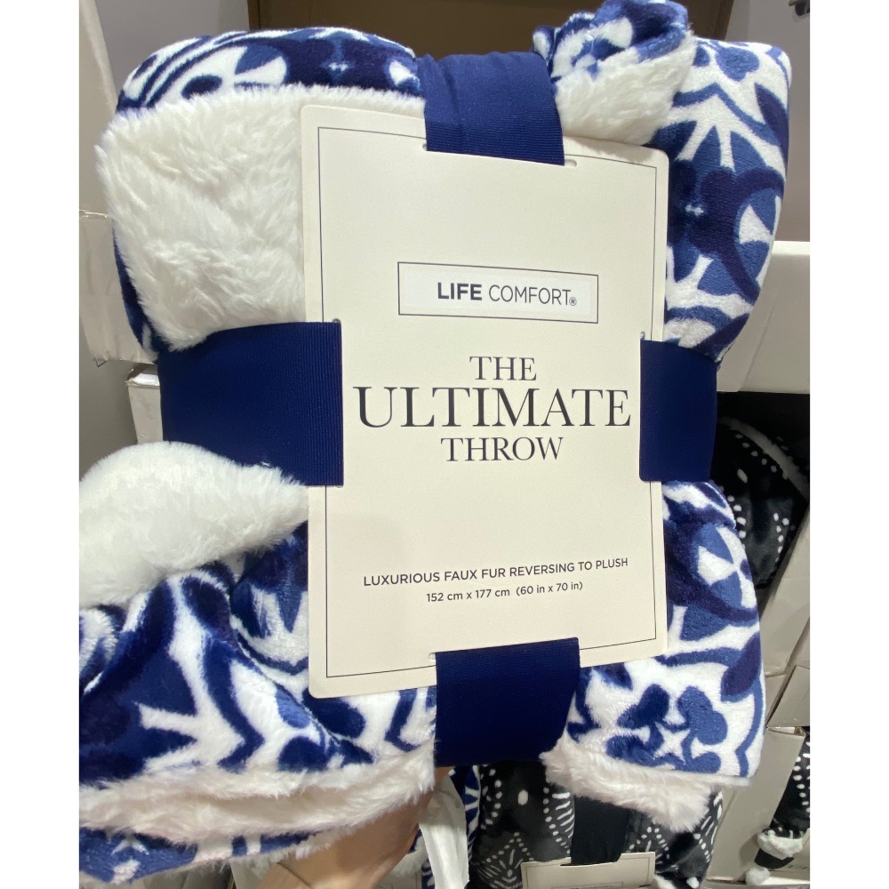 Life Comfort厚絨保暖隨意毯 152x177公 320/330GSM-吉兒好市多COSTCO代-細節圖7