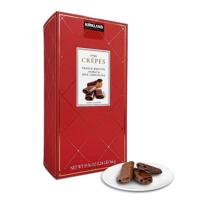 Kirkland Signature科克蘭牛奶巧克力捲餅 566公克-吉兒好市多COSTCO代購-細節圖3