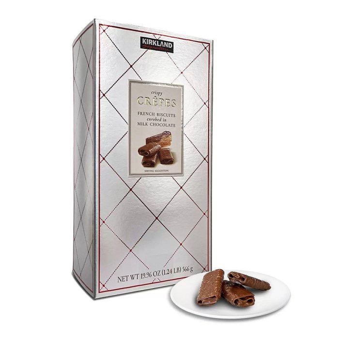 Kirkland Signature科克蘭牛奶巧克力捲餅 566公克-吉兒好市多COSTCO代購-細節圖4