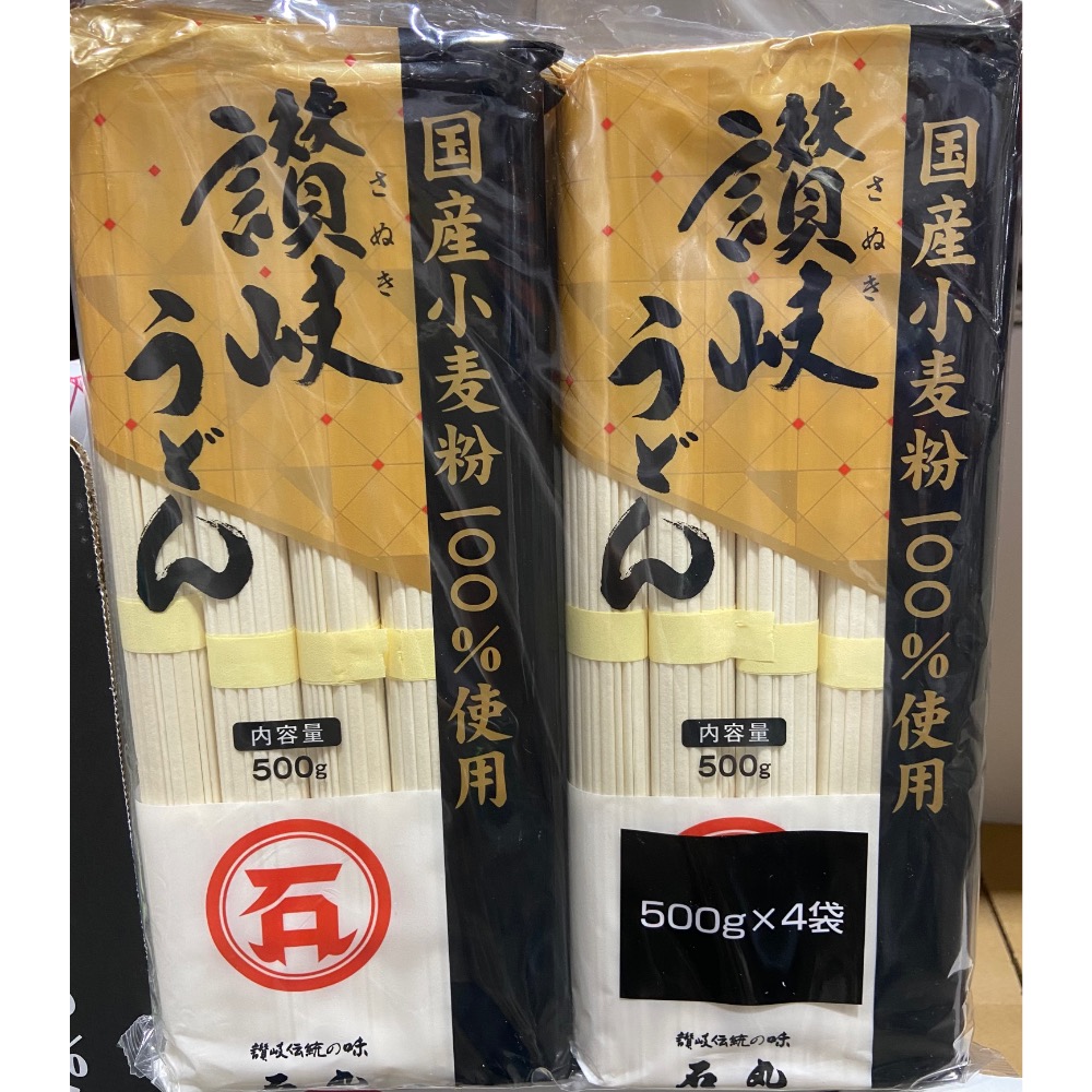 ISHIMARU石丸製麵讚岐細烏龍麵 500公克X4包入-吉兒好市多COSTCO代購-細節圖2
