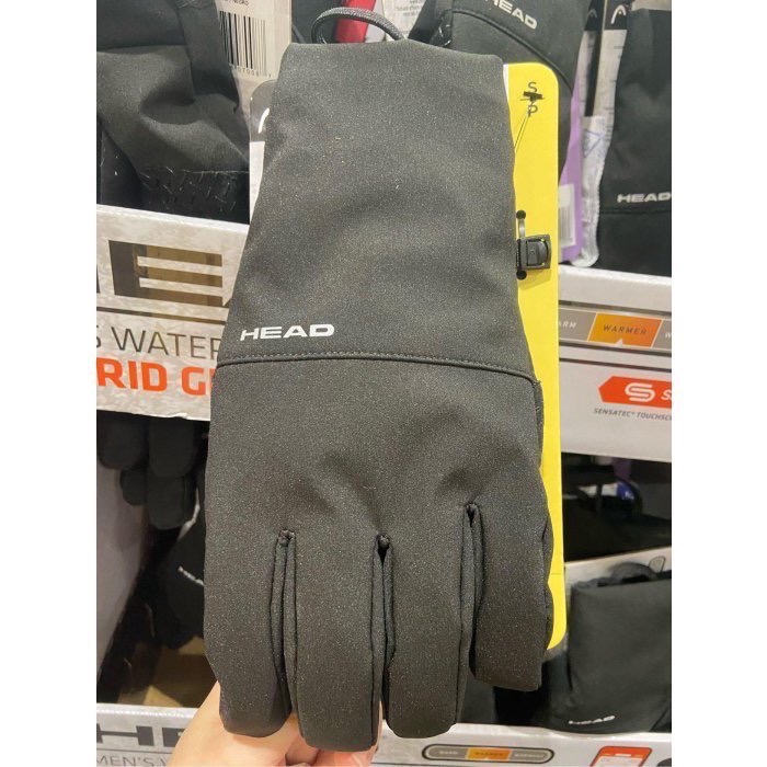 Head 防潑水保暖可觸屏手套-灰/黑 尺寸XS/S/M/L/XL-吉兒好市多COSTCO代購-細節圖3