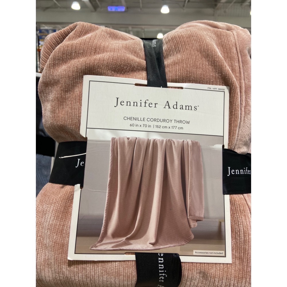 🎉現貨特價！Jennifer Adams燈芯絨柔軟舒適毯 尺寸152X177公分700GSM-吉兒好市多COSTCO-細節圖4