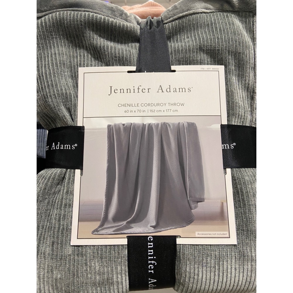 🎉現貨特價！Jennifer Adams燈芯絨柔軟舒適毯 尺寸152X177公分700GSM-吉兒好市多COSTCO-細節圖7