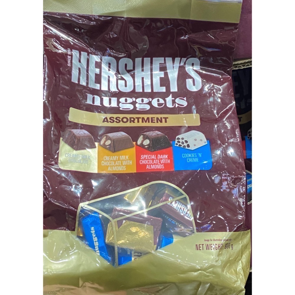🎉現貨特價！HERSHEY’S 好時綜合金磚巧克力 900公克-吉兒好市多COSTCO代購-細節圖2