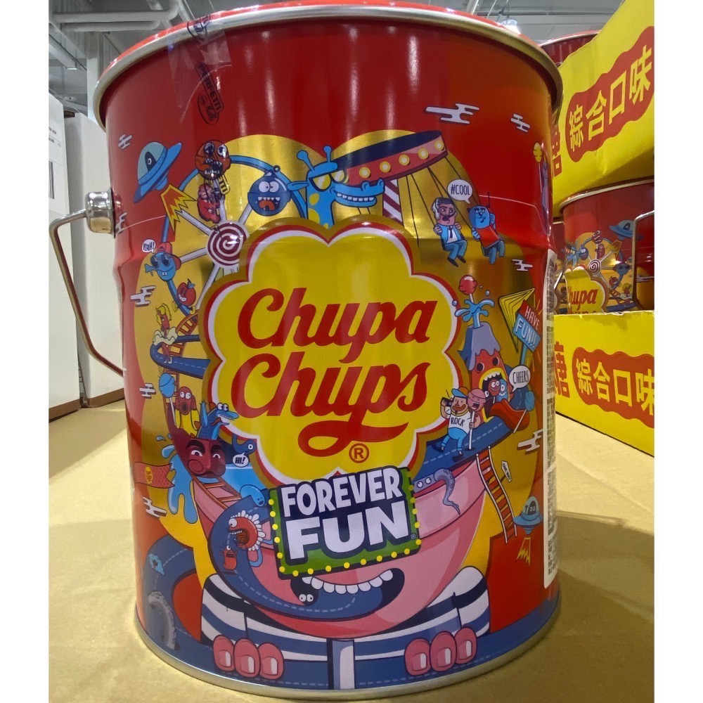 🎉現貨特價！CHUPA CHUPS 加倍佳繽紛盒棒棒糖150支入(內含8種口味)-吉兒好市多COSTCO代購-細節圖2