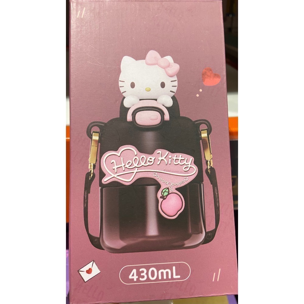 Sanrio三麗鷗兒童不鏽鋼保冷壺 容量約430毫升 Hello Kitty/大耳狗/酷洛米-吉兒好市多COSTCO代購-規格圖10