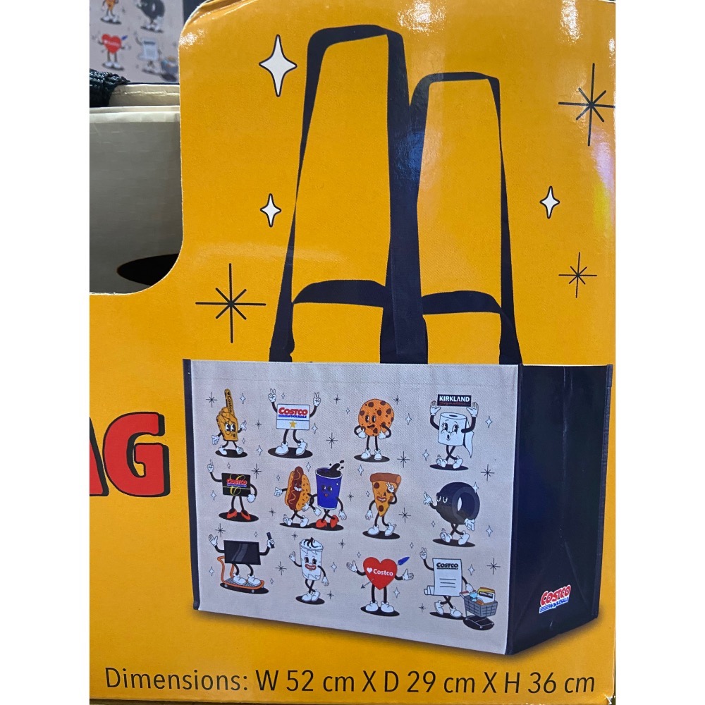 ⭐️現貨！COSTCO 好市多插圖購物袋1入-吉兒好市多COSTCO代購-細節圖2