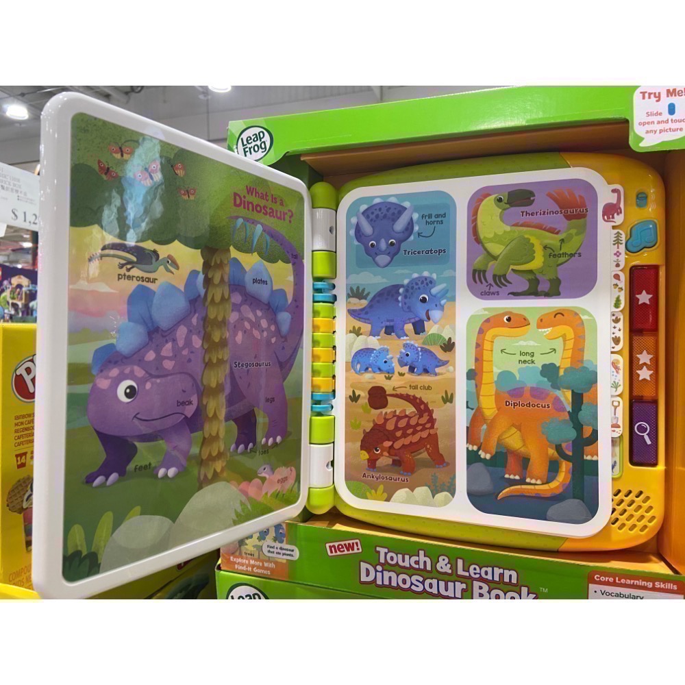 🎉現貨特價！LEAP FROG 恐龍世界點讀書-吉兒好市多COSTCO代購-細節圖2