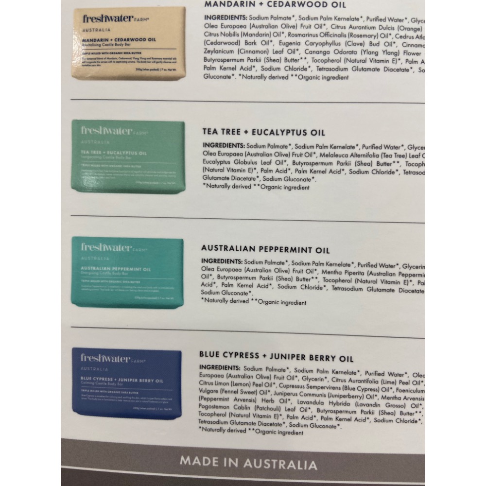 FRESHWATER FARM 香皂組合 200公克8入-吉兒好市多COSTCO代購-細節圖5